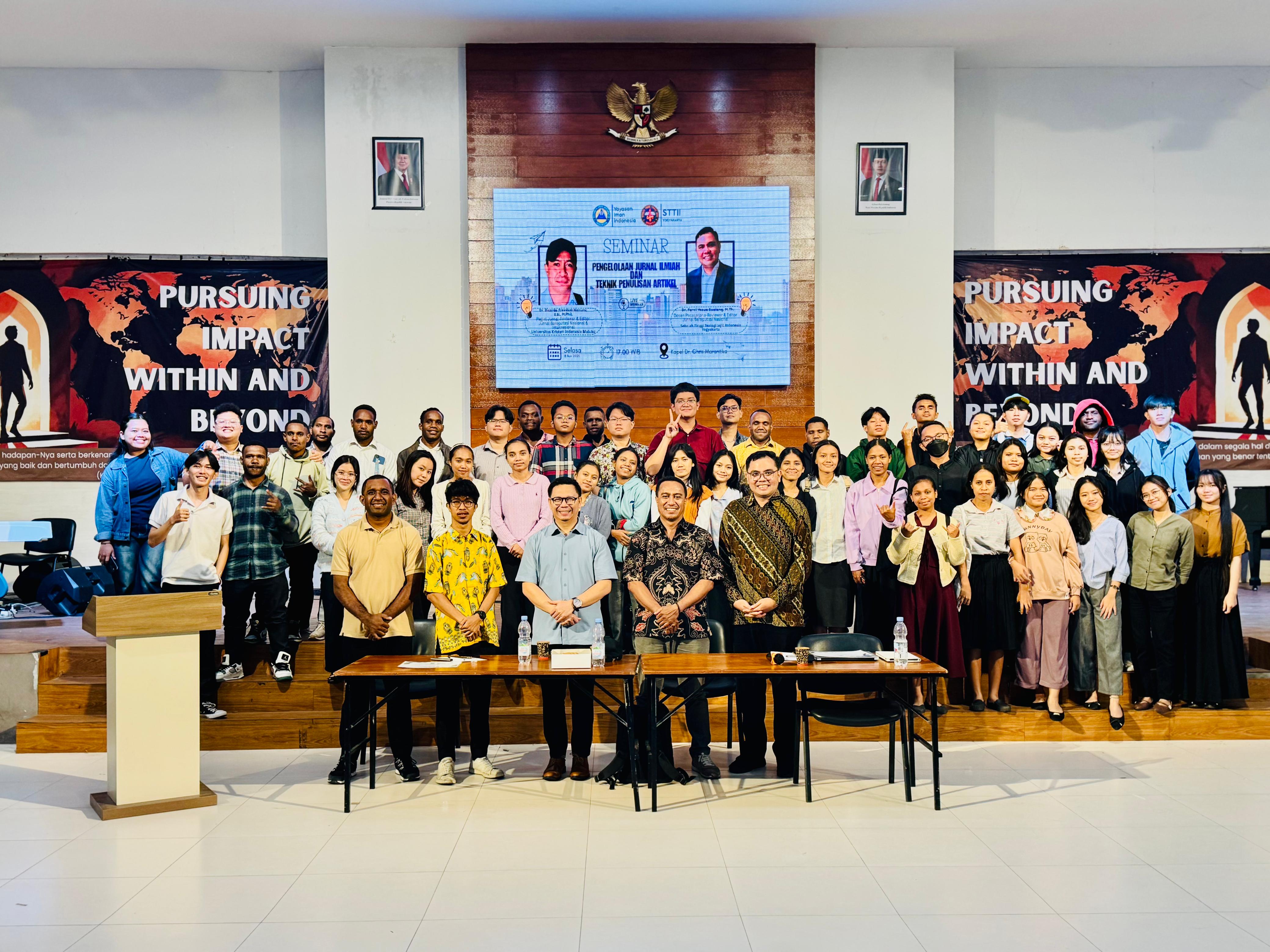 Seminar "Pengelolaan Jurnal Ilmiah dan Teknik Penulisan Artikel"